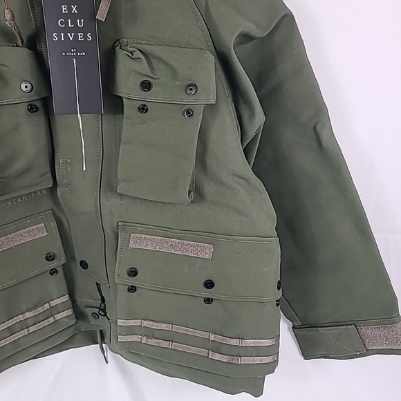 NEW G-STAR RAW E Photographer Field JacKet Shadow Olive Green Sz L MSRP $1490 - Picture 7 of 16